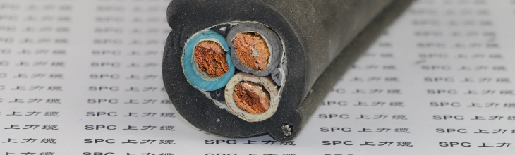 SPCCRANE-PUR-CP2G耐磨雙鋼絲行車(chē)手柄屏蔽電纜  聚氨酯自承式鋼索電纜