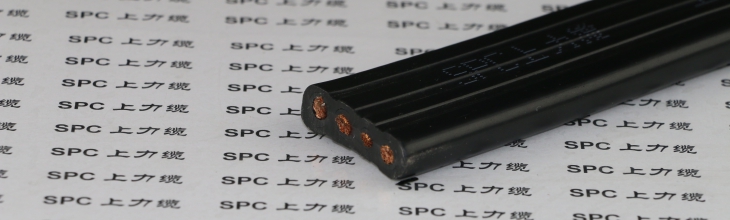 YVFBG天車扁電纜鋼絲加強型  SPCFLAT-OPVC-VYG雙鋼絲天車扁電纜