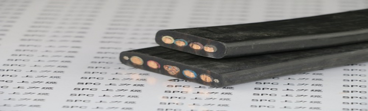 YGGB-F46RG耐高溫天車扁電纜鋼絲加強型  SPCFLAT-TEFLON-GFG耐高溫天車扁電纜