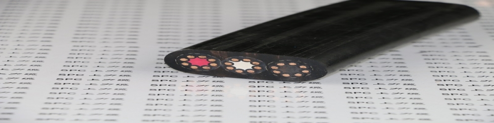 YZWBPG中型耐油扁電纜鋼絲加強屏蔽型  SPCFLAT-RUBBER-ZCWG耐油扁電纜
